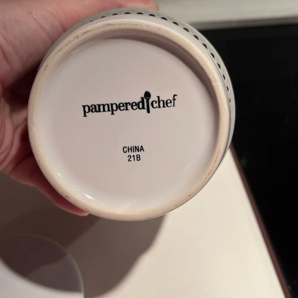 Pampered Chef Ceramic Egg Cooker NWOT